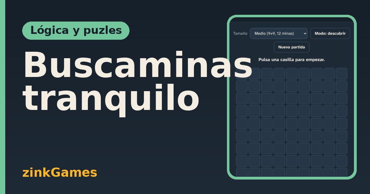 Captura del juego Buscaminas tranquilo: Buscaminas sin prisas: descubre las casillas seguras con la ayuda de los números. Tres…