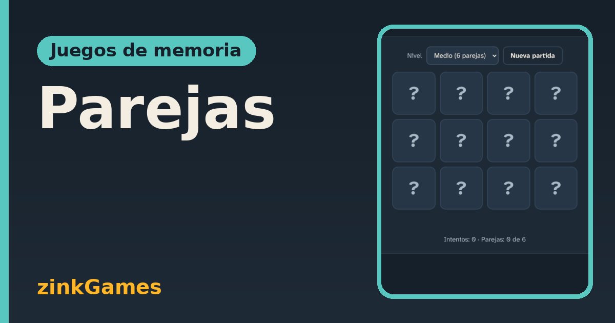 Captura del juego Parejas: Encuentra las parejas de cartas iguales con tres niveles de dificultad. Sin cronómetro…